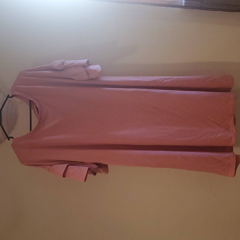 Lane Bryant T-shirt dress (pink)